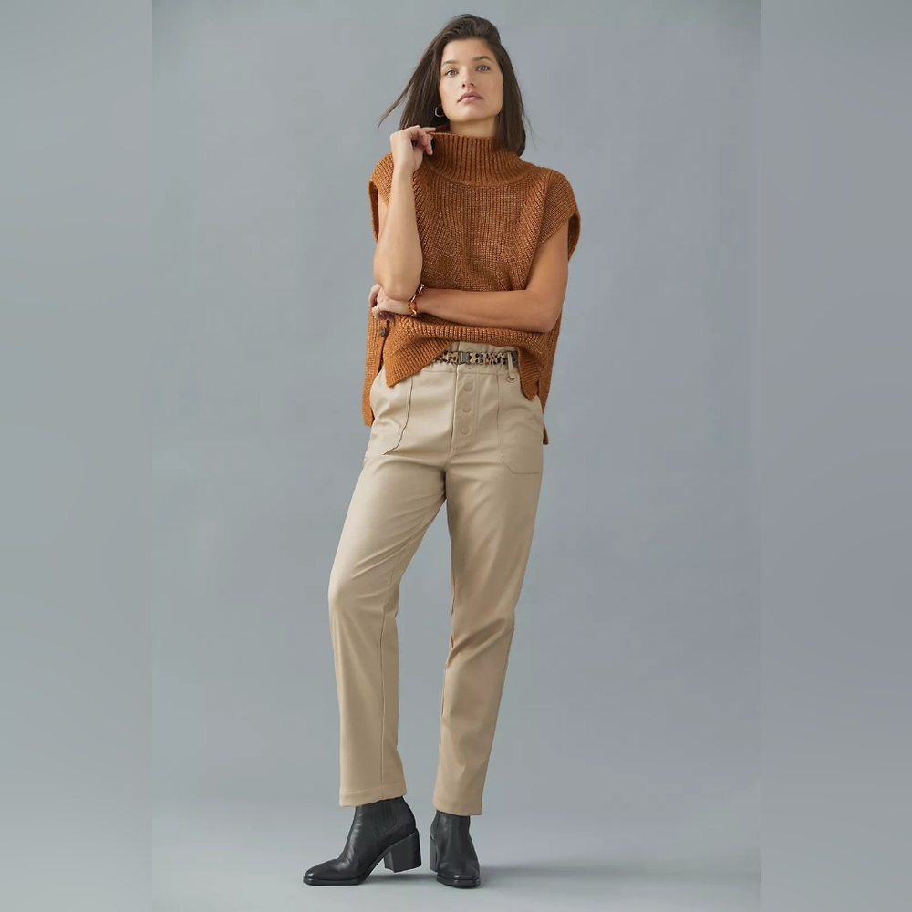 Magali Pascal Laurent Faux Leather Pants Size Xs From Anthropologie